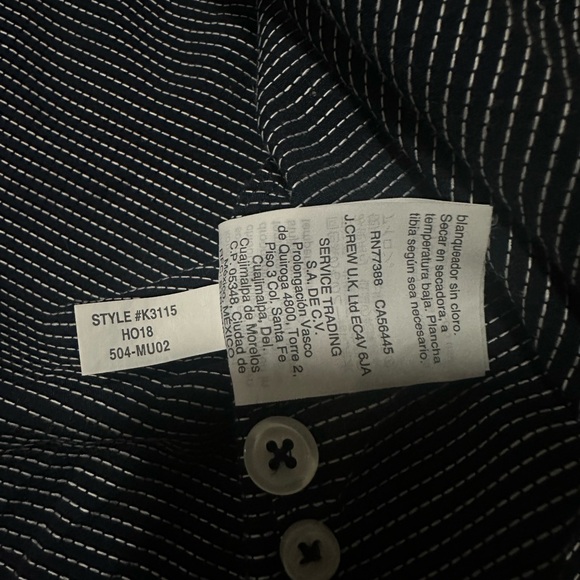 J. Crew Ludlow Men’s Polka Dot Cotton Button Down Shirt - Picture 13 of 13